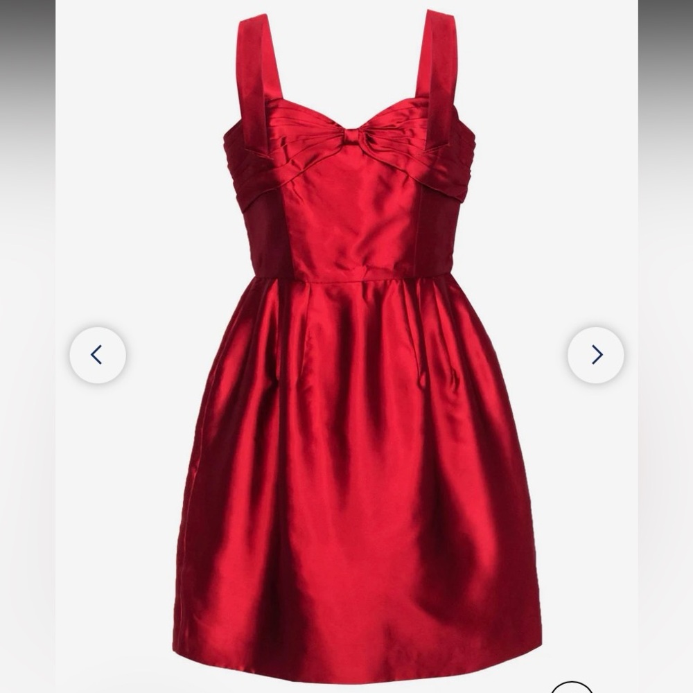Oscar de la Renta Red Mini Dress